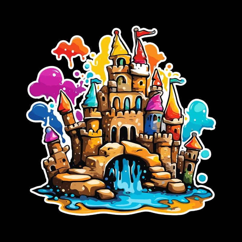 Sandcastle / Building / Playing / Castle / Holiday