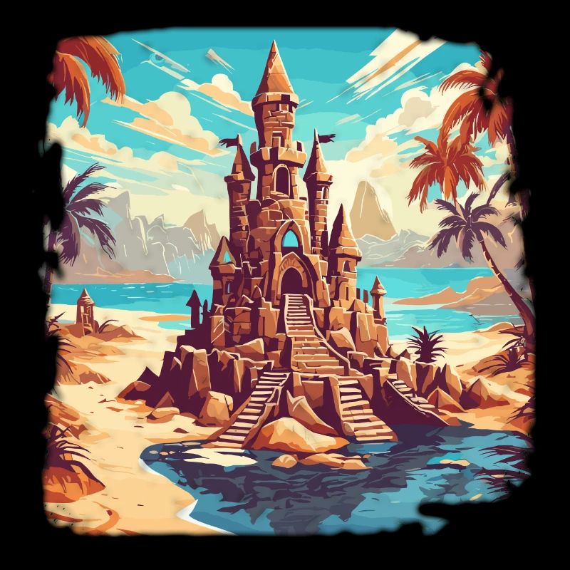 Sandcastle / Building / Playing / Castle / Holiday