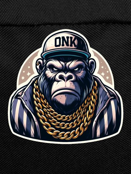 Gorilla with Gold Chain