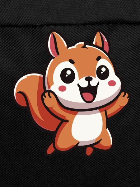 Nutty The Happy Kawaii Squirrel