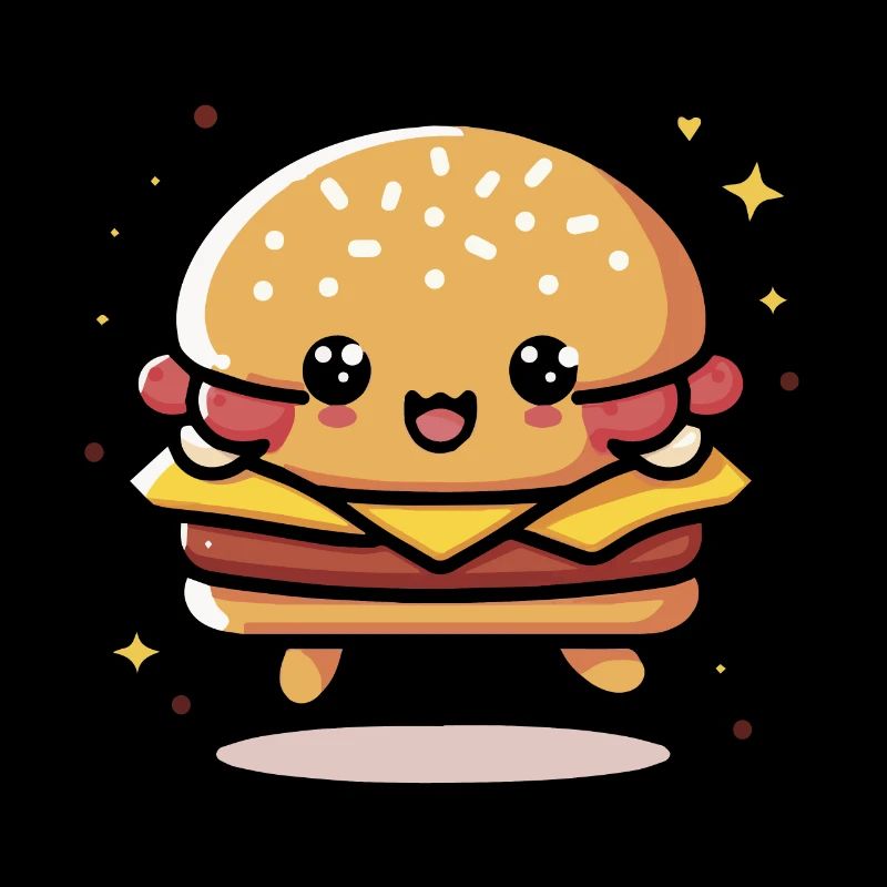 Cute Kawaii Hamburger