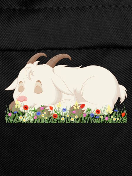 Chèvre endormie