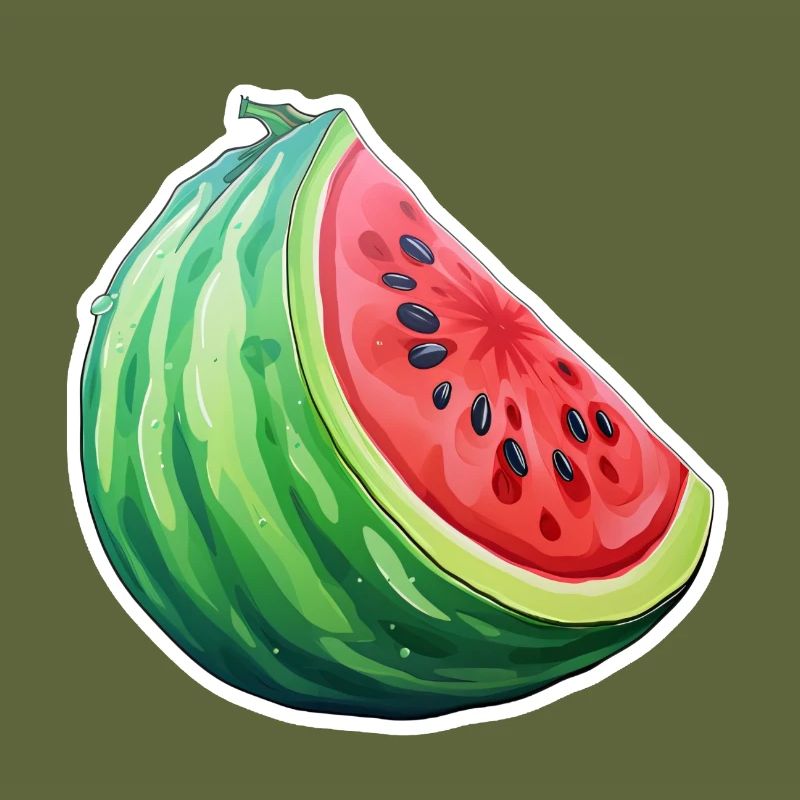Wassermelone Viertel