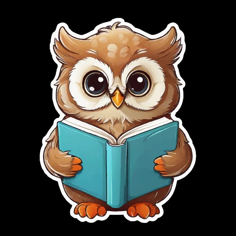 Owl Reading Books