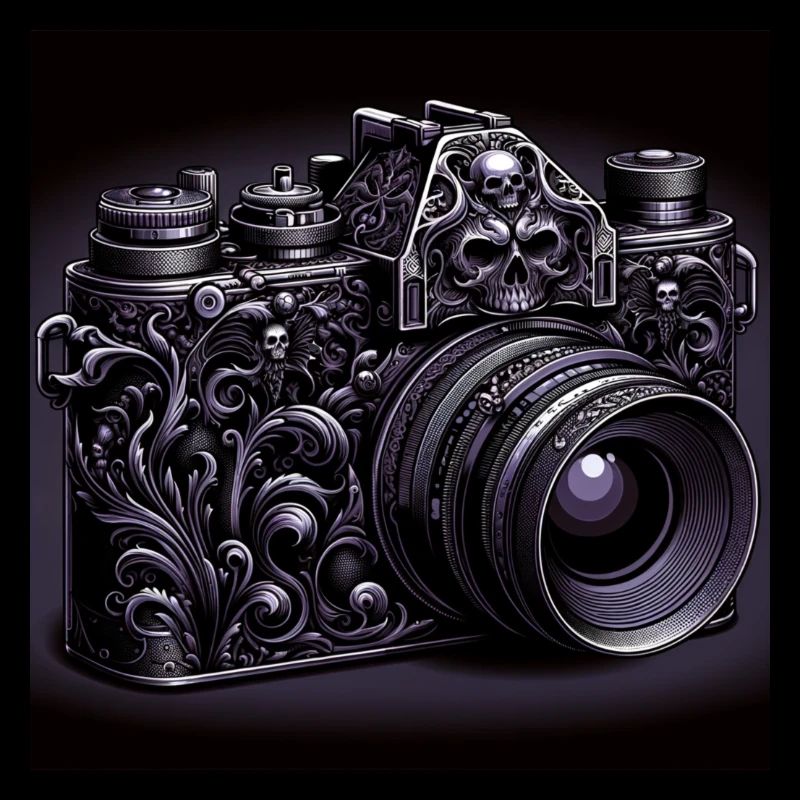 Skull Gothic Camera