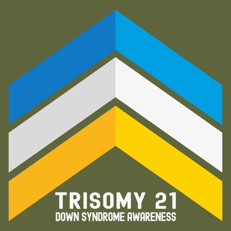 Down Syndrome Three Chromosome Arrows Awareness