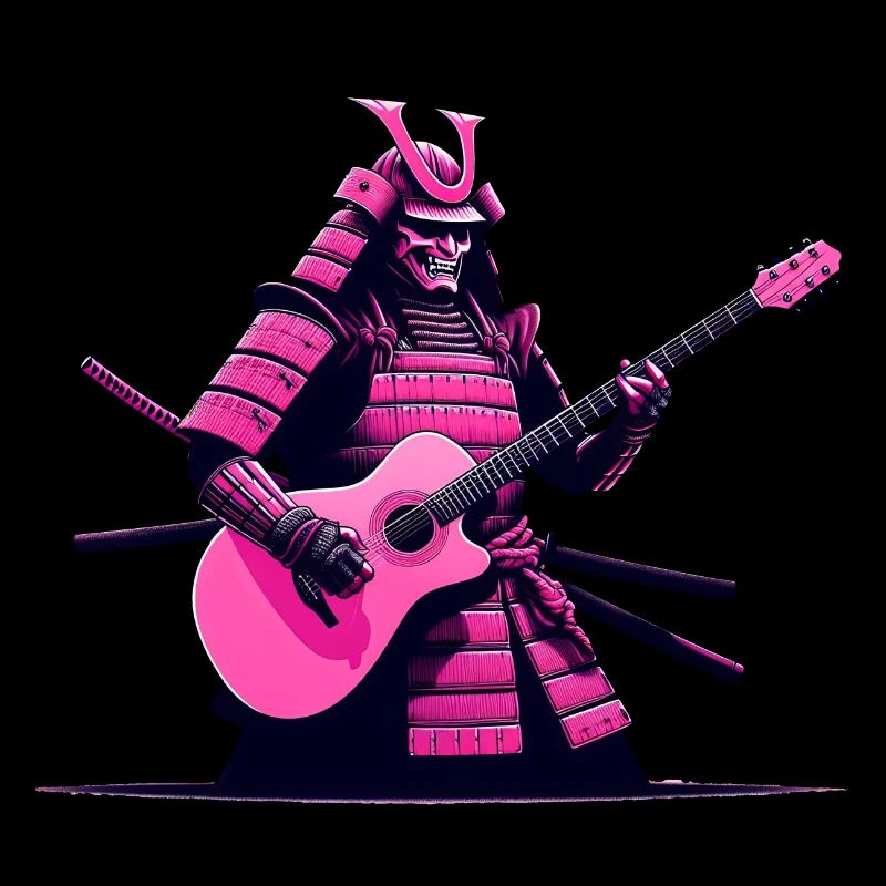 Guitar Samurai Pink – 04