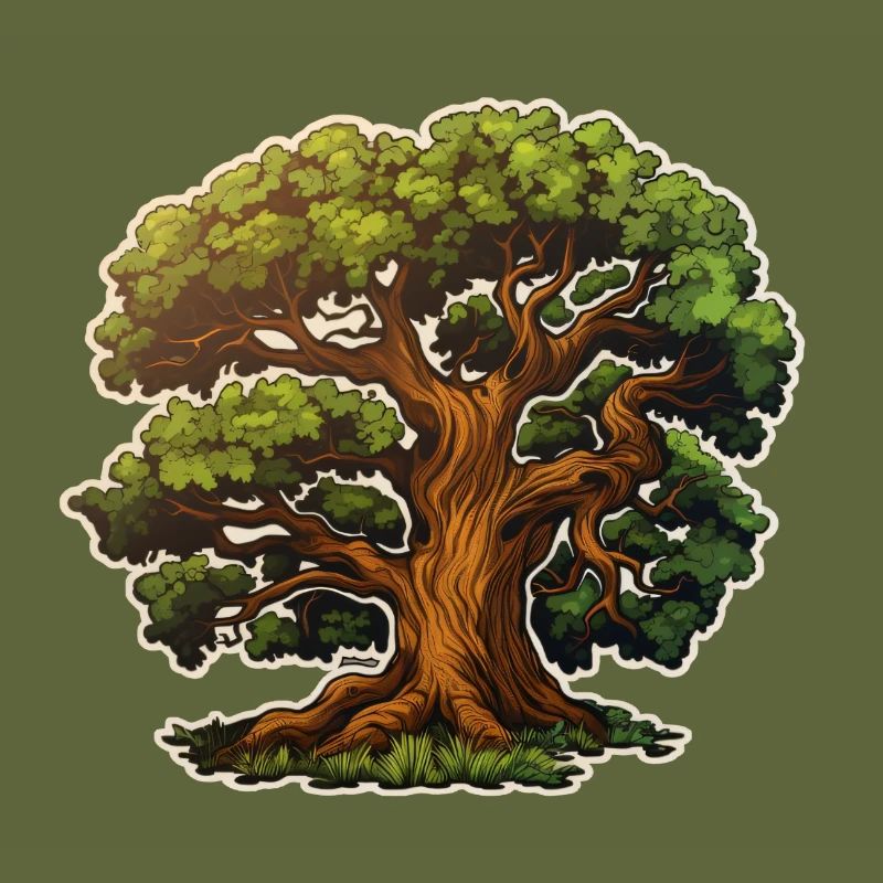 Oak Big Tree
