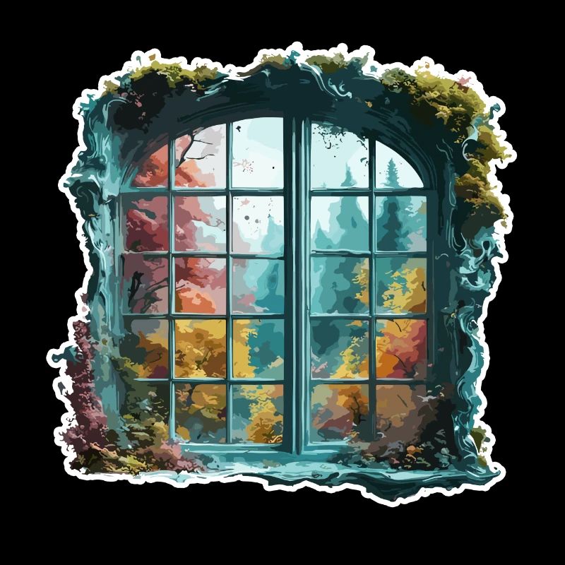 Window in the Forest / Trees / View / Wilderness