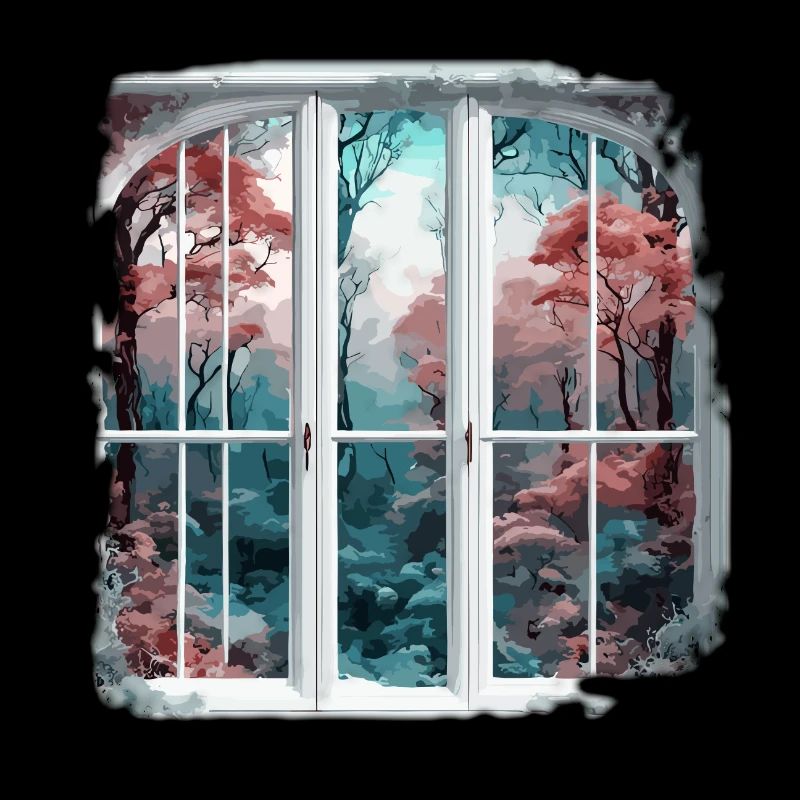 Window in the Forest / Trees / View / Wilderness