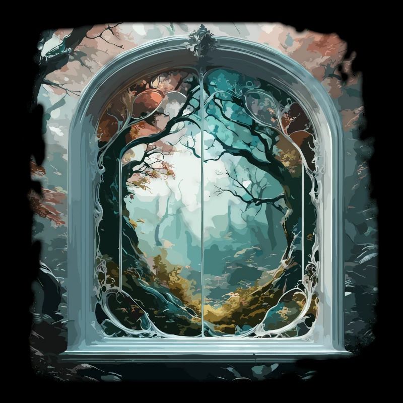 Window in the Forest / Trees / View / Wilderness