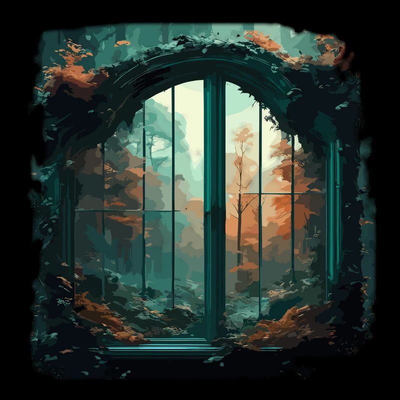 Window in the Forest / Trees / View / Wilderness
