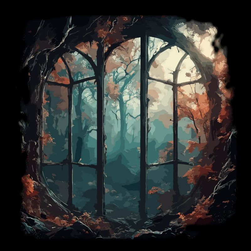 Window in the Forest / Trees / View / Wilderness