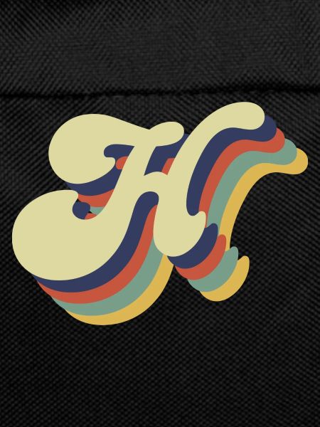 Retro Letter H