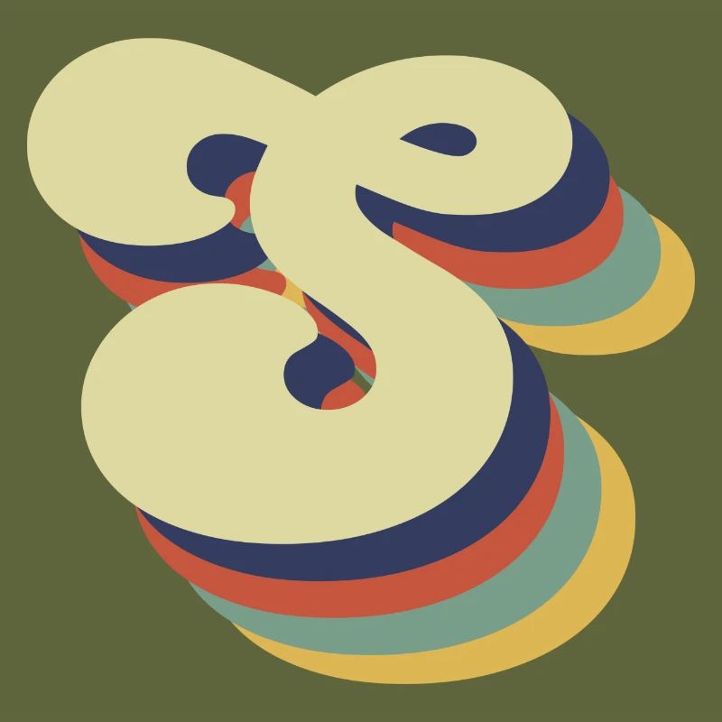 Retro S Letters