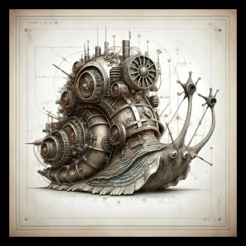Snail Weapon Mechanic Poster Poster