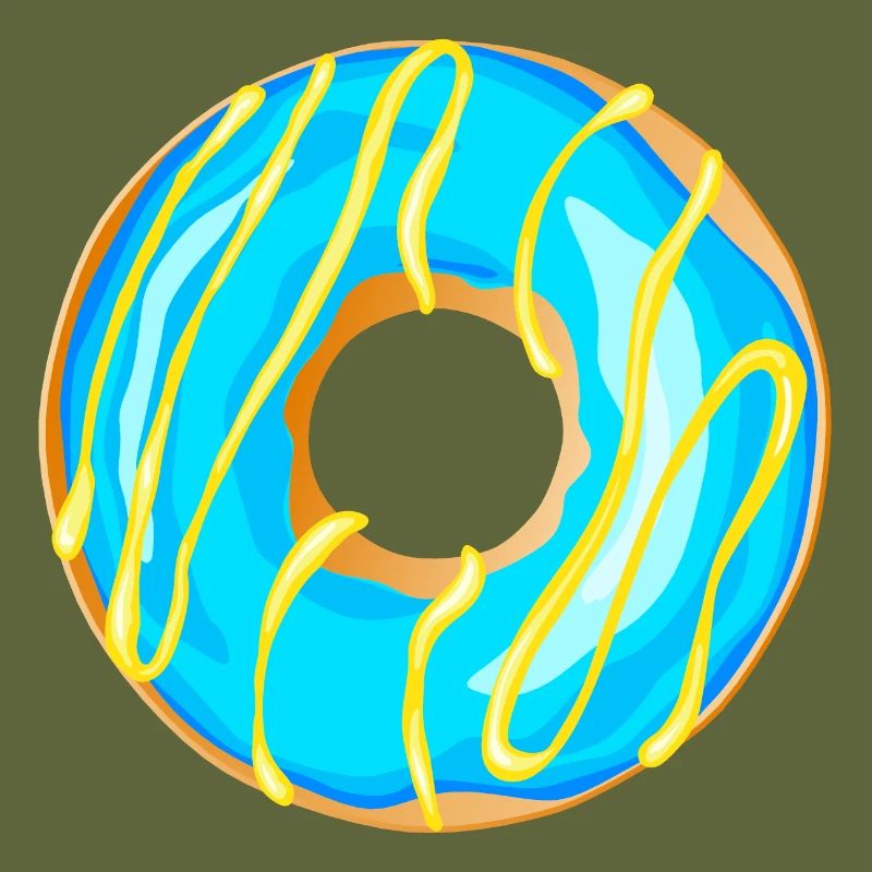 donut drawing dessert donuts cake pastry 1 A
