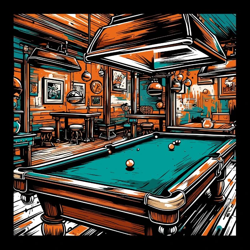 Billard / Boule de billard / 8 boules / billard / Kö
