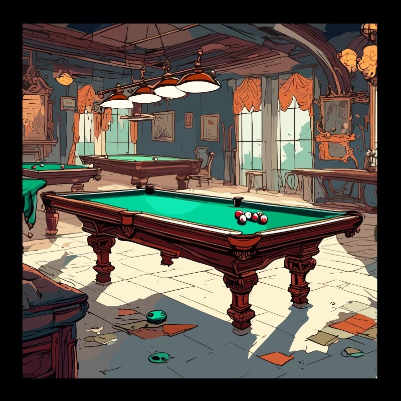 Billard / Boule de billard / 8 boules / billard / Kö