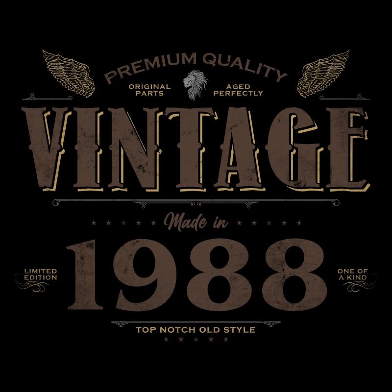 36 Years Old Vintage 1988 Limited Edition 36th
