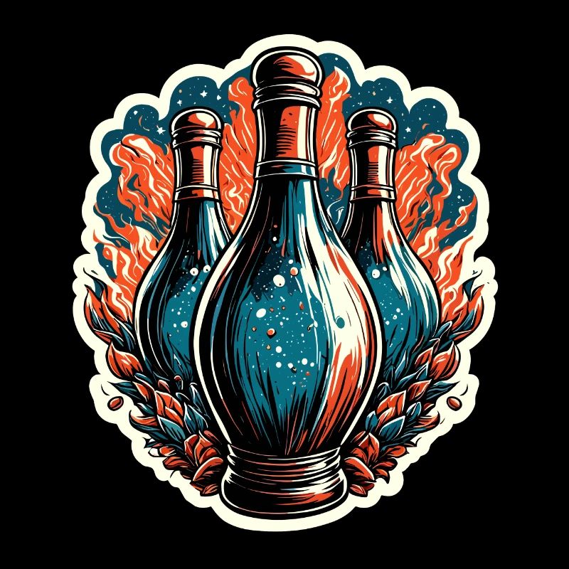 Bowling / Kegeln / Bowlingbahn / Pin / Strike
