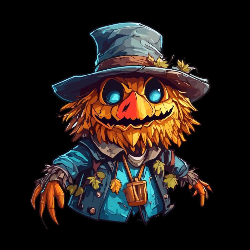 Vogelscheuche / Erntehelfer / Maisfeld / Feld