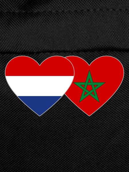 Holland Morocco Flag Heart