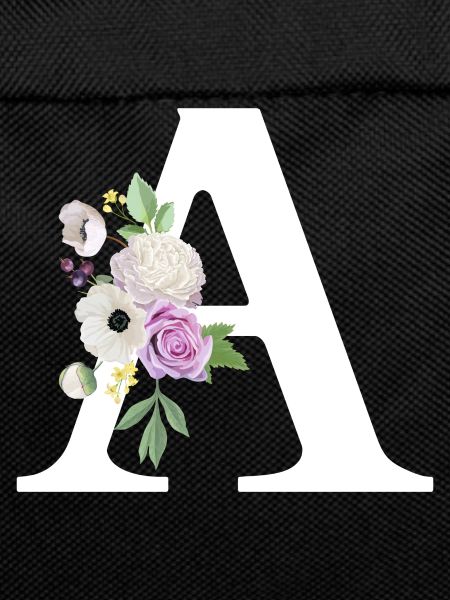 Purple Floral Letter