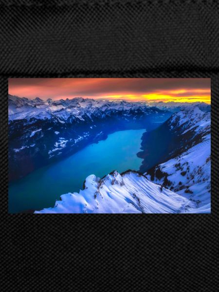 WINTER ALPS LAKE