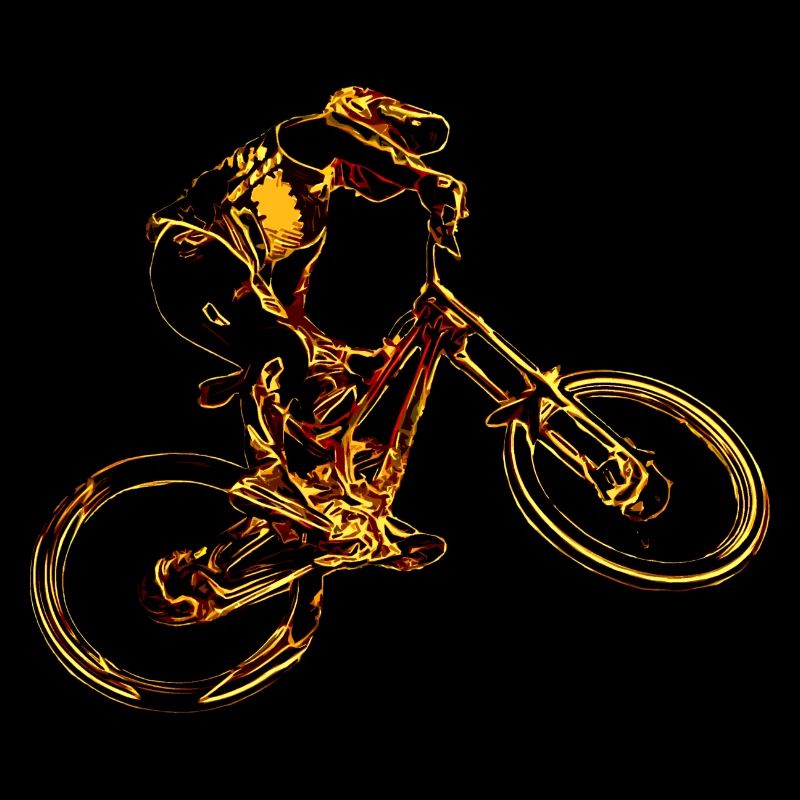 Downhill mountain biking