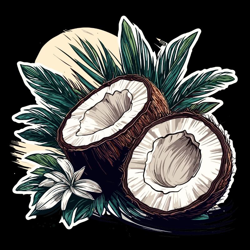 Coconut / Drink / Exotic / Tropical / Palm