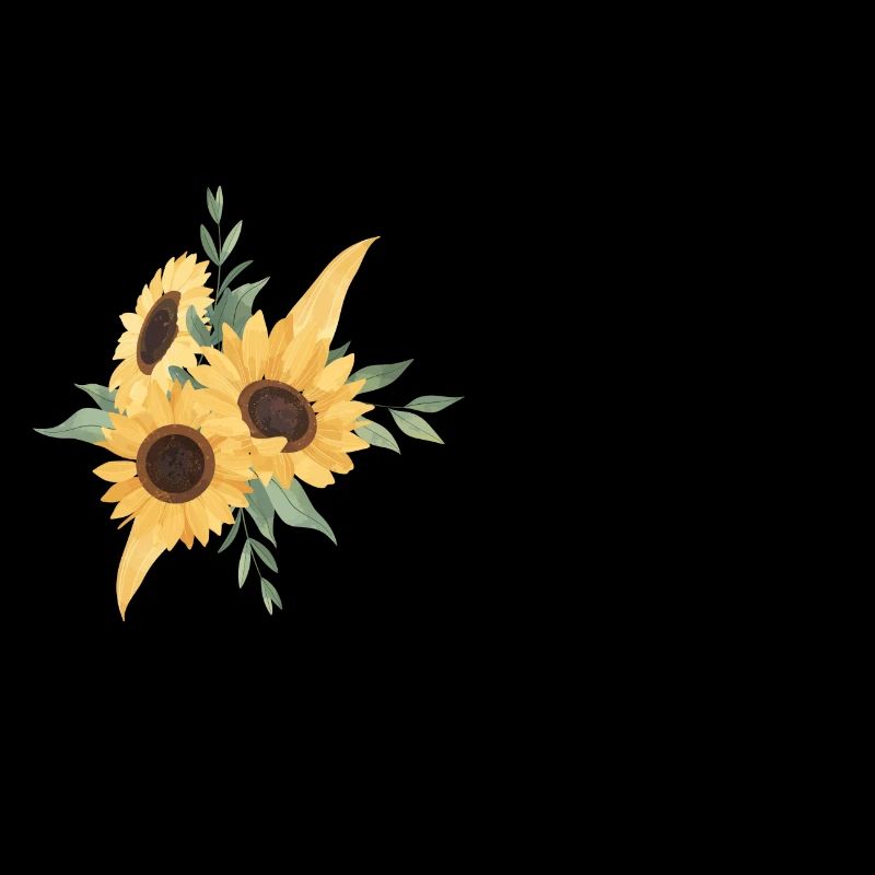 Buchstabe h Blumen-Sonnenblume