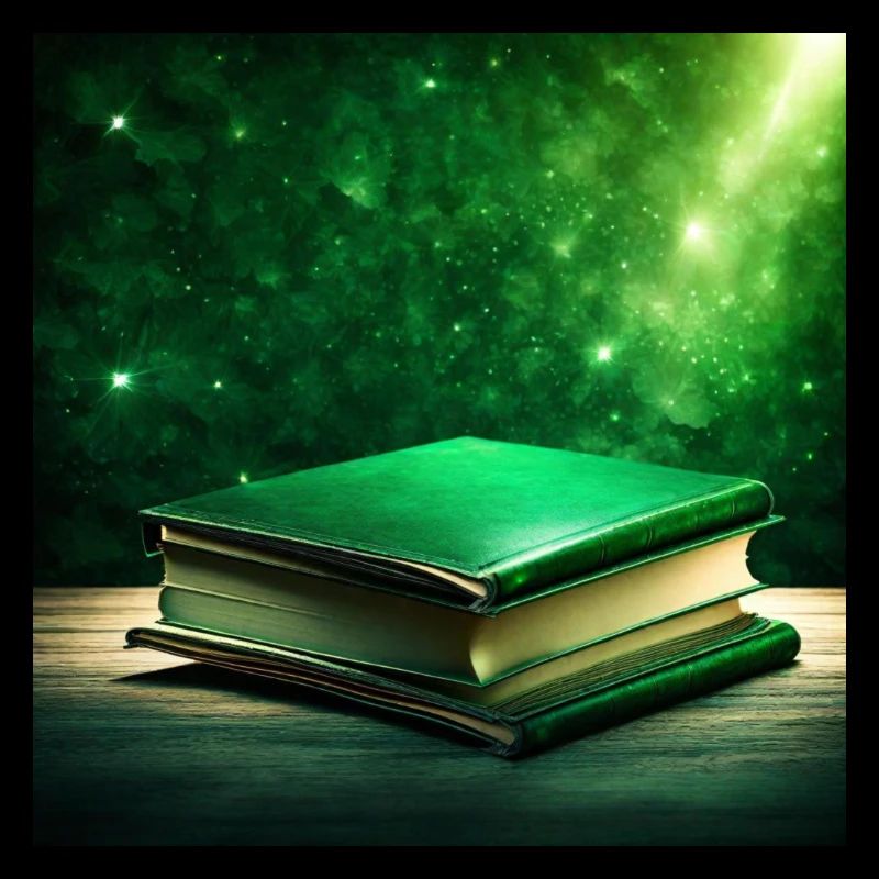 Beleuchtetes Smaragdbuch