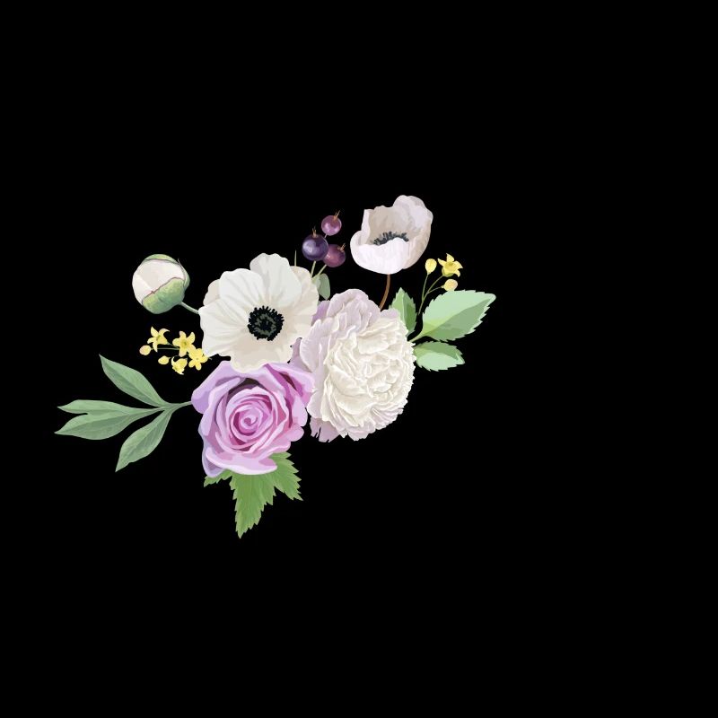 Lila floraler K-Buchstabe