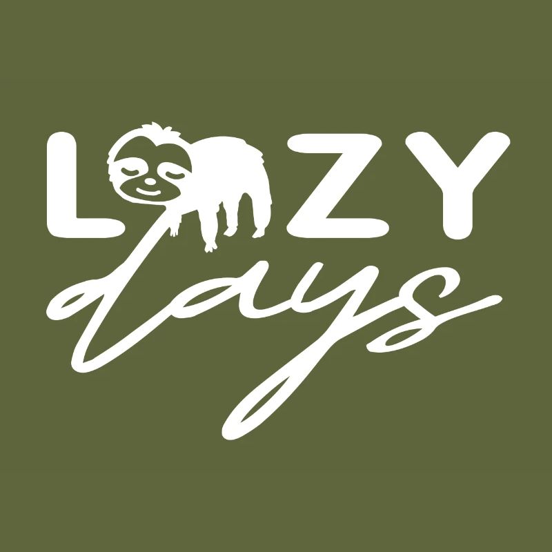 Lazy days (white)