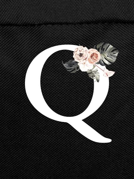 Tropical Floral Letter Q