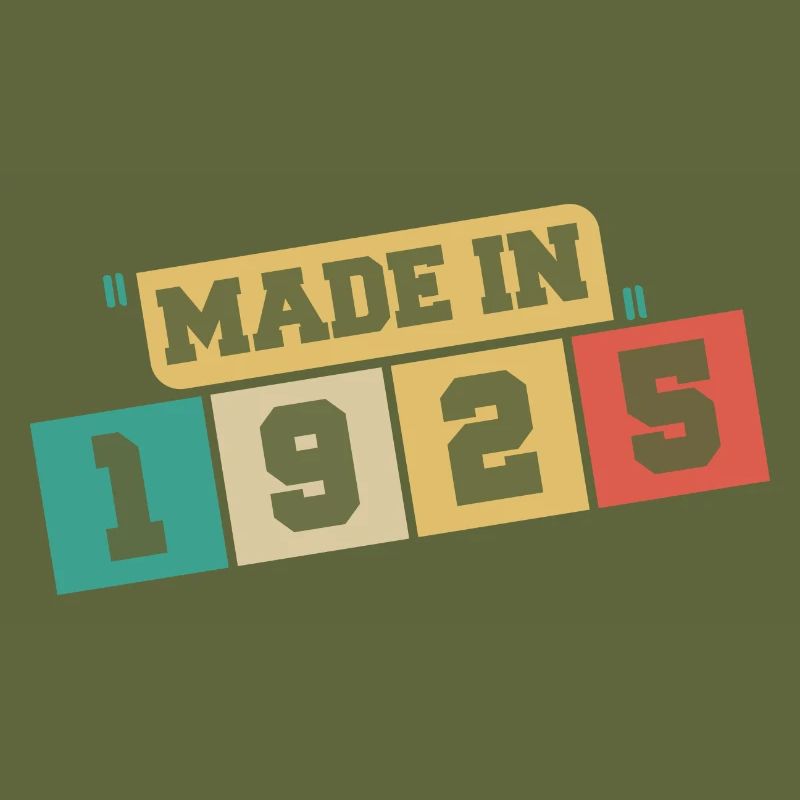 1925 anniversaire 1925 né en 1925 anniversaire