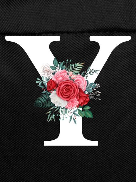 Red Floral Y Letter