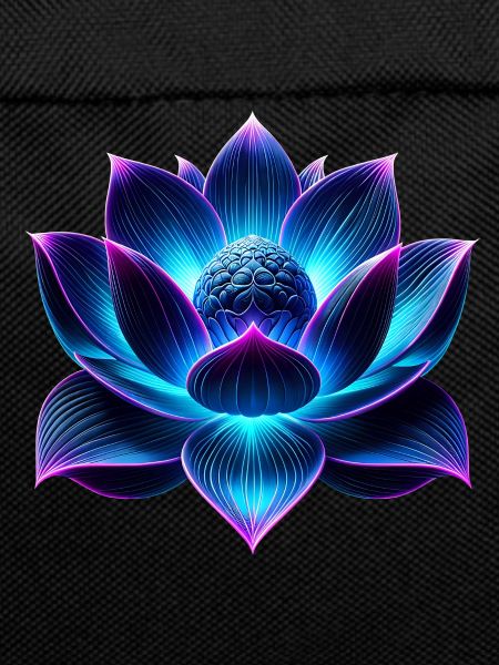 Neon Lotus Flower