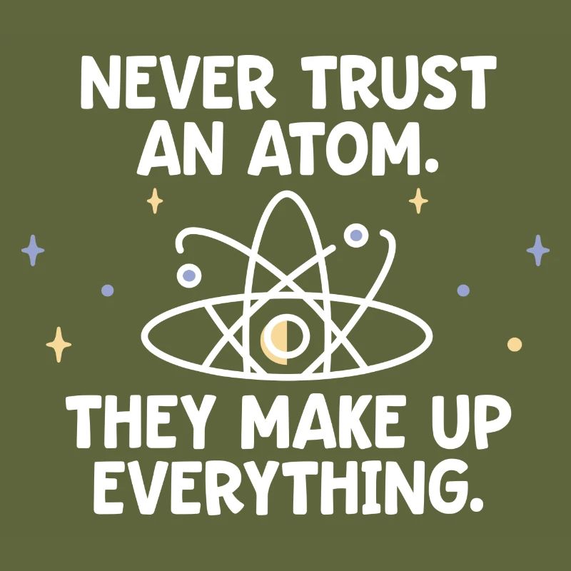 Never trust an atom - they invent everything