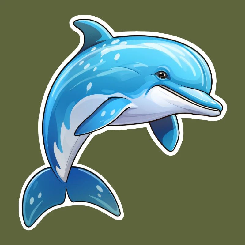 Delfin springend
