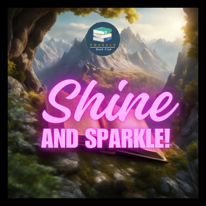 Emerald shine and sparkle