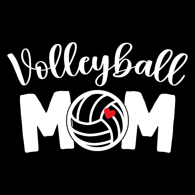 Volleyball Game Day Cheer Mom