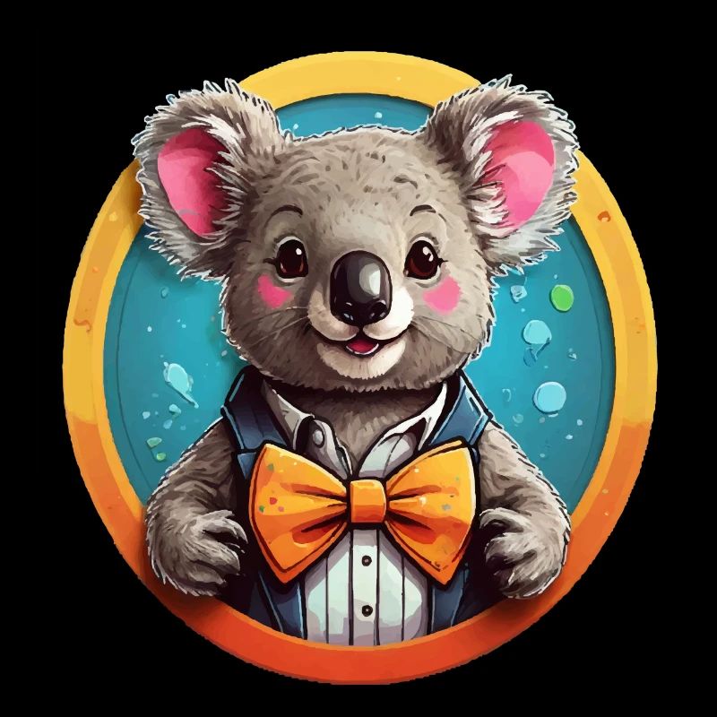 Lustiges Comic Koala