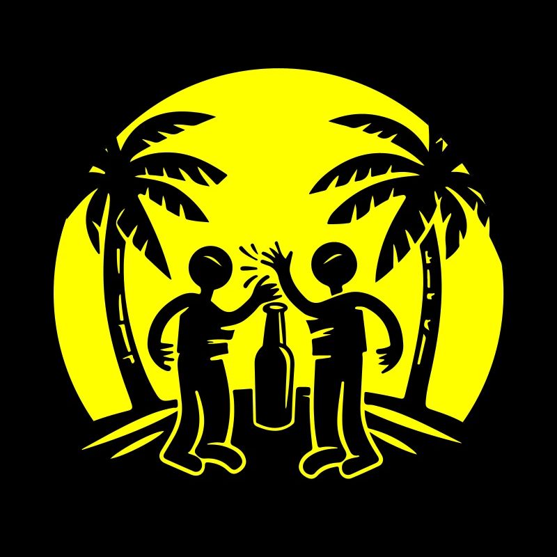 Island Beach Party Drinking