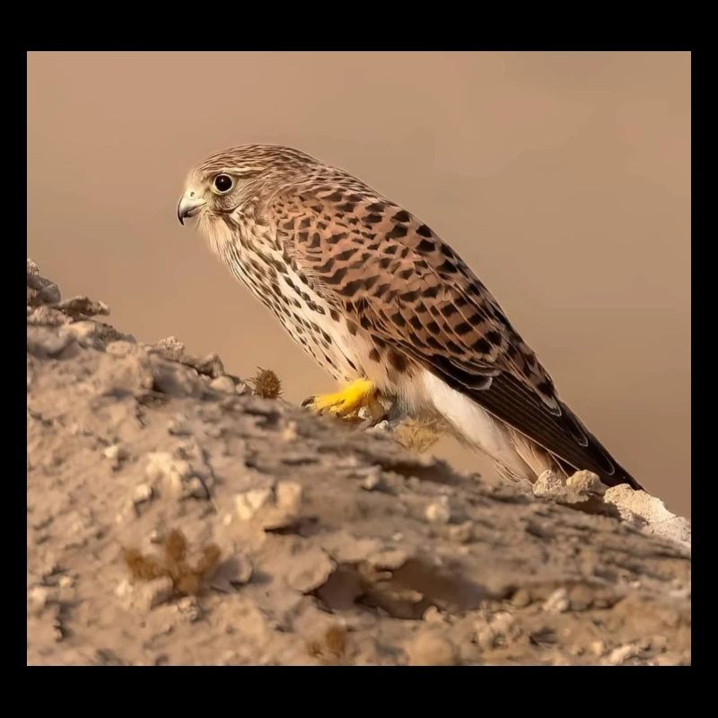 Eagle in desert