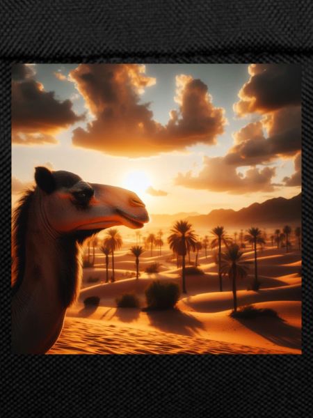 camel in a desert A2