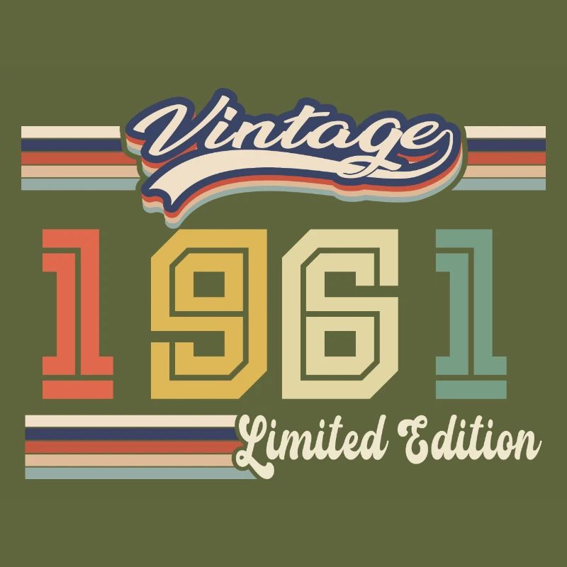 Geburtstagsgeschenk 1961 genial Seit 1961 kam