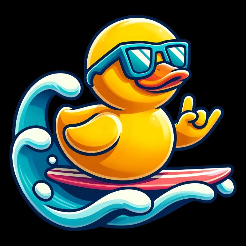 Surf's Rubber Duck