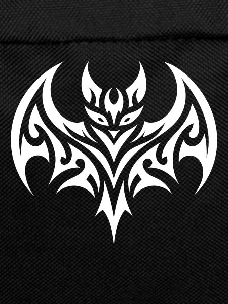 Cute Tribal Style Bat Tattoo
